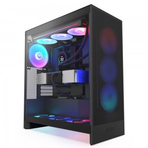 Caixa ATX NZXT H7 FLOW RGB Preta